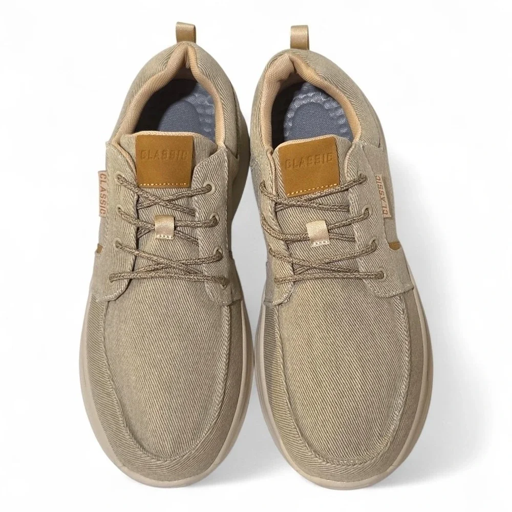 Men's Casual Shoes Canvas Breathable Loafers Comfortable Flats Male Sz‎ 47 US 13
